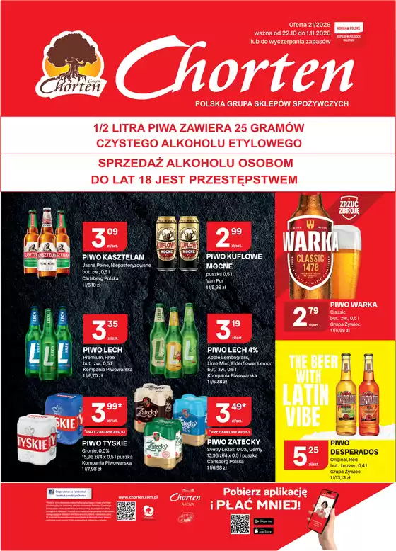 Katalog Chorten w: Torzym | Plakat piwny 21 | 2026-10-22T00:00:00.000Z - 2026-11-01T00:00:00.000Z