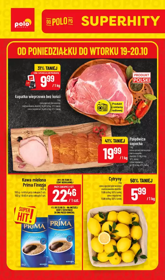 Katalog POLOmarket w: Lewin Brzeski | SuperHity POLOmarkt do wtorku 20.10 (G43) | 2026-10-19T00:00:00.000Z - 2026-10-20T00:00:00.000Z