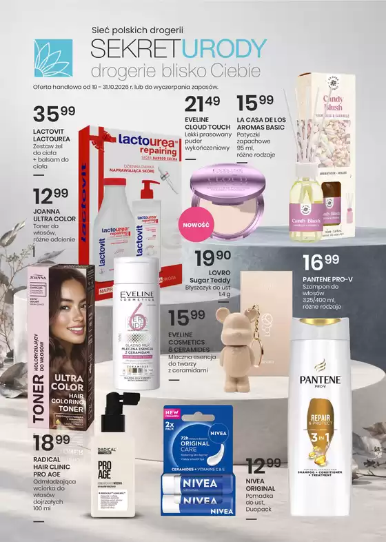 Katalog Sekret Urody | Październik 2026 | 2026-10-19T00:00:00.000Z - 2026-10-31T00:00:00.000Z