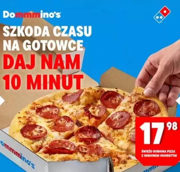 Katalog Domino's Pizza | Promocje  | 2026-10-19T00:00:00.000Z - 2026-11-02T00:00:00.000Z