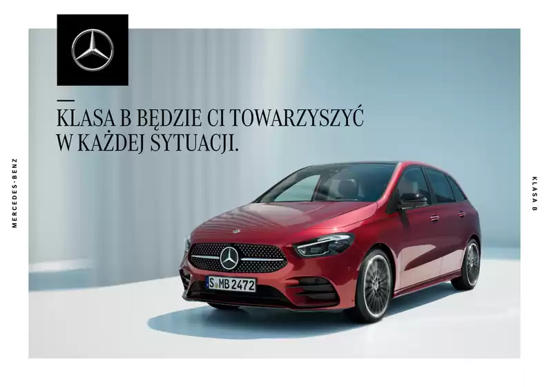 Katalog Mercedes-Benz w: Sokołów Małopolski | Mercedes-Benz Klasy B | 2026-10-19T00:00:00.000Z - 2027-03-31T00:00:00.000Z