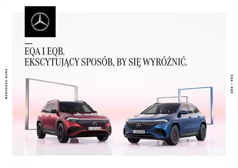 Katalog Mercedes-Benz w: Sokołów Małopolski | Mercedes‑Benz EQA i EQB. | 2026-10-19T00:00:00.000Z - 2027-03-31T00:00:00.000Z