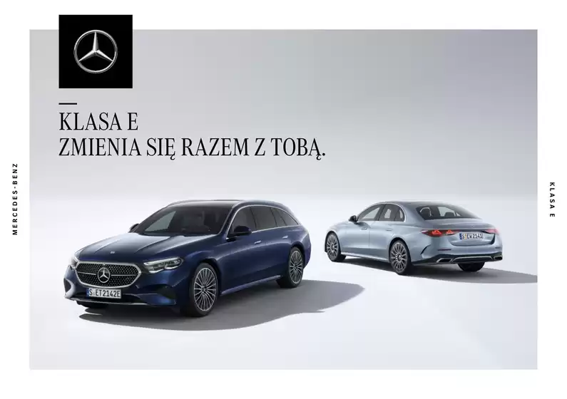 Katalog Mercedes-Benz w: Sokołów Małopolski | Mercedes-Benz Klasy E  | 2026-10-19T00:00:00.000Z - 2027-03-31T00:00:00.000Z