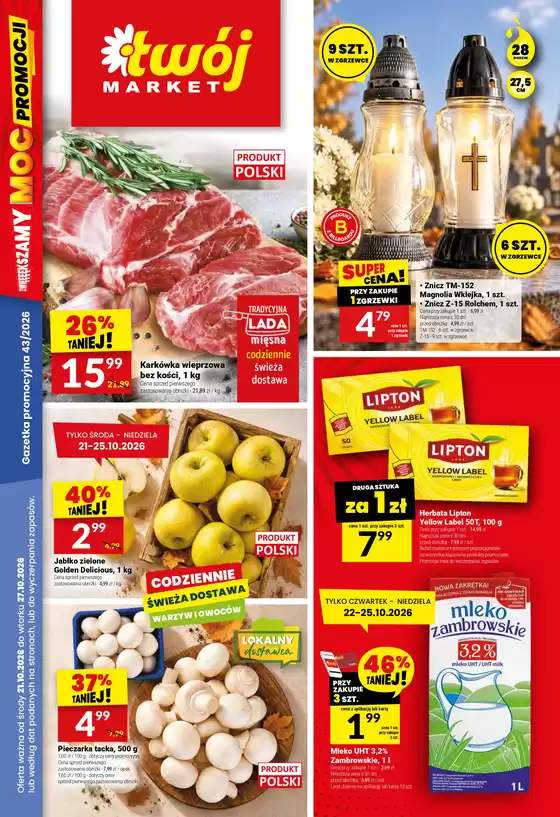 Katalog Twój Market | Twój Market gazetka | 2026-10-21T00:00:00.000Z - 2026-10-27T00:00:00.000Z