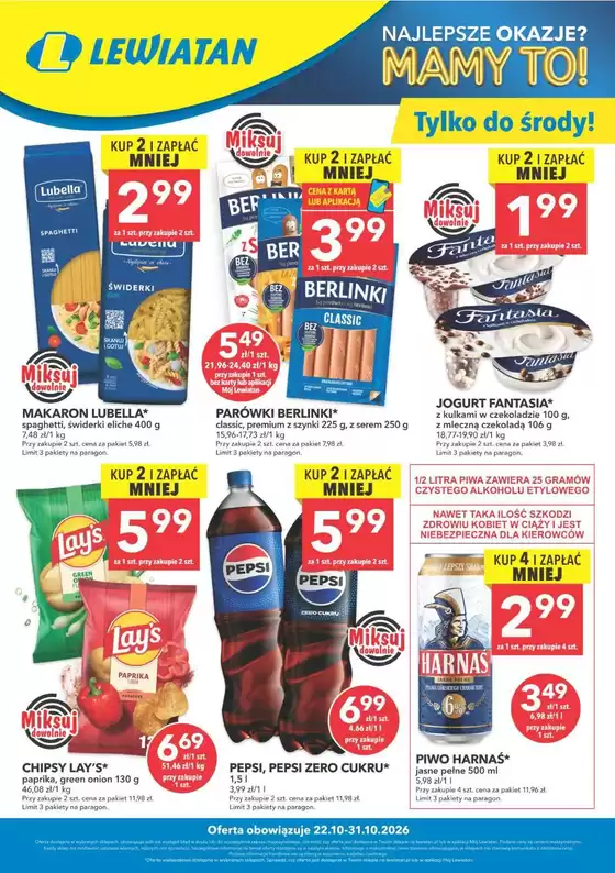 Katalog Lewiatan w: Namysłów | Nasze najlepsze oferty dla Ciebie | 2026-10-22T00:00:00.000Z - 2026-10-31T00:00:00.000Z