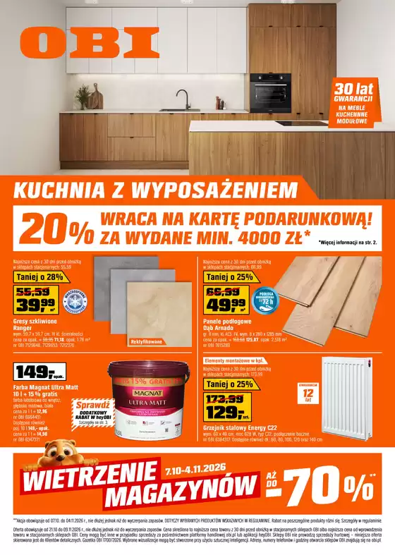 Katalog OBI | 20 % wraca na kartę podarunkową! | 2026-10-21T00:00:00.000Z - 2026-11-04T00:00:00.000Z
