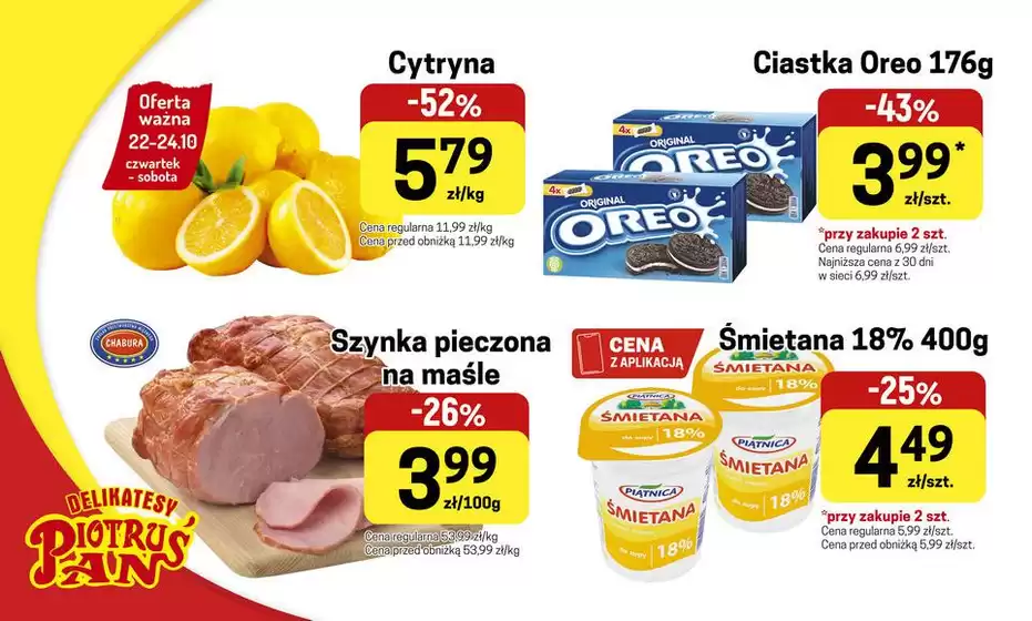 Katalog Delikatesy Piotruś Pan w: Mucharz | Aktualne promocje specjalne | 2026-10-22T00:00:00.000Z - 2026-10-24T00:00:00.000Z
