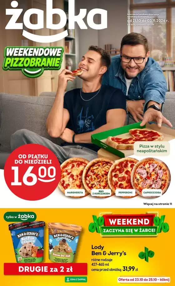 Katalog Żabka w: Kwidzyn | Rabaty i promocje | 2026-10-21T00:00:00.000Z - 2026-11-03T00:00:00.000Z