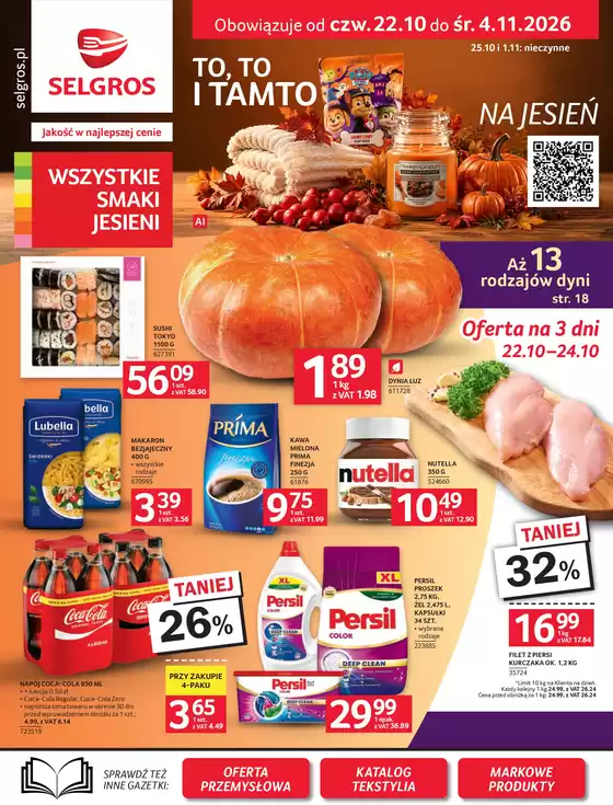 Katalog Selgros | Oferta spożywcza | 2026-10-22T00:00:00.000Z - 2026-11-04T00:00:00.000Z
