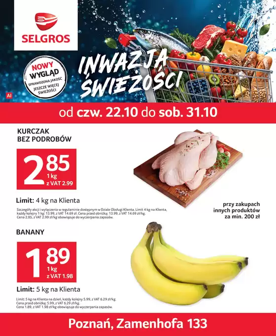 Katalog Selgros | Inwazja świeżości | 2026-10-22T00:00:00.000Z - 2026-10-31T00:00:00.000Z