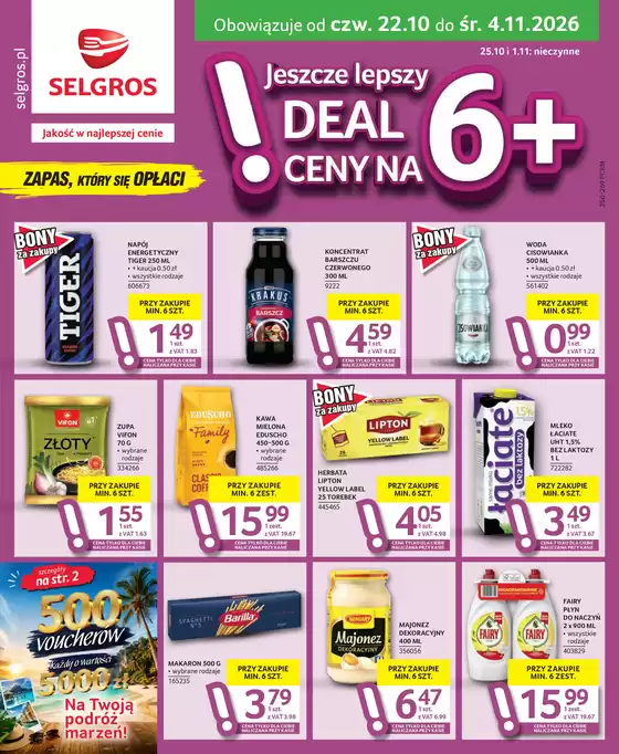 Katalog Selgros | Oferta dla profesjonalistów | 2026-10-22T00:00:00.000Z - 2026-11-04T00:00:00.000Z