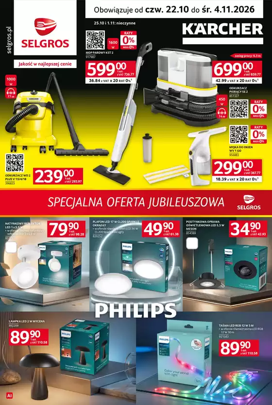 Katalog Selgros w: Brzeg Dolny | Specjalna Oferta Jubileuszowa | 2026-10-22T00:00:00.000Z - 2026-11-04T00:00:00.000Z