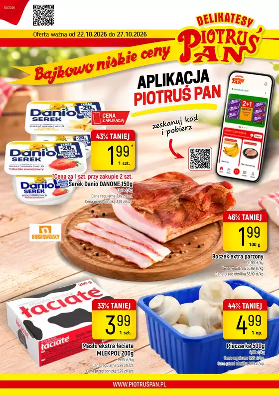 Katalog Delikatesy Piotruś Pan | Detal 30 2026 www | 2026-10-22T00:00:00.000Z - 2026-10-27T00:00:00.000Z