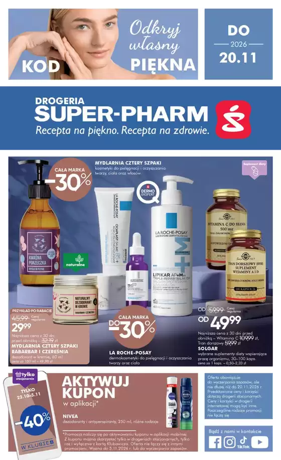 Katalog Super-Pharm | Szeroki wybór ofert | 2026-10-21T00:00:00.000Z - 2026-11-20T00:00:00.000Z
