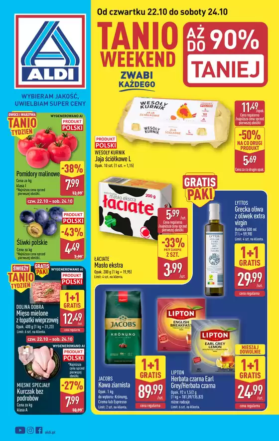 Katalog Aldi | Świetna oferta dla wszystkich klientów | 2026-10-22T00:00:00.000Z - 2026-10-24T00:00:00.000Z
