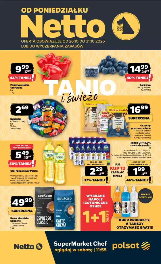Katalog Netto | Netto Gazetka T44A Food 2026 | 2026-10-26T00:00:00.000Z - 2026-10-31T00:00:00.000Z