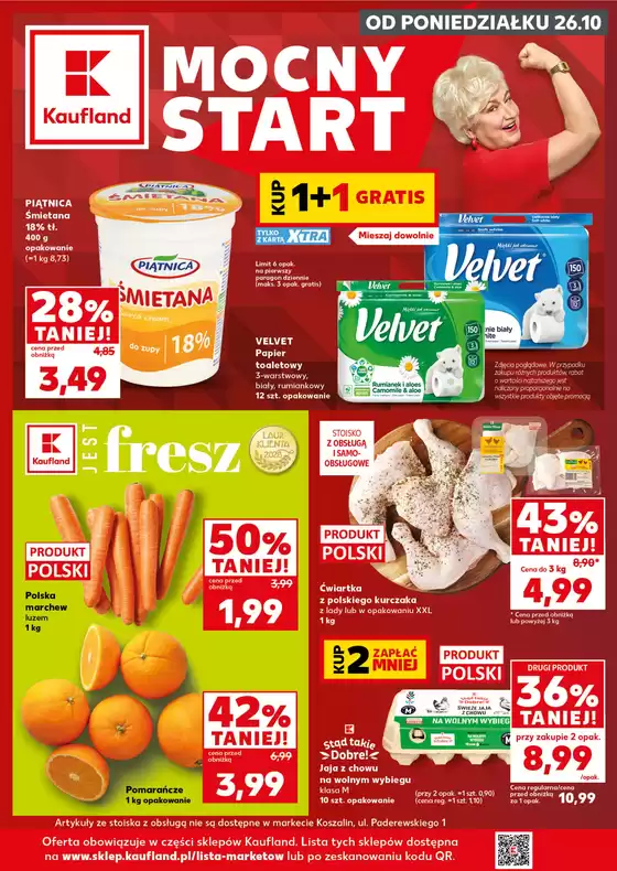 Katalog Kaufland | Kaufland Mocny Start ważne do 28.10 | 2026-10-26T00:00:00.000Z - 2026-10-28T00:00:00.000Z