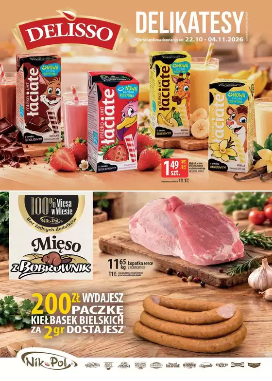 Katalog Delisso Delikatesy | Delisso Delikatesy gazetka | 2026-10-22T00:00:00.000Z - 2026-11-04T00:00:00.000Z