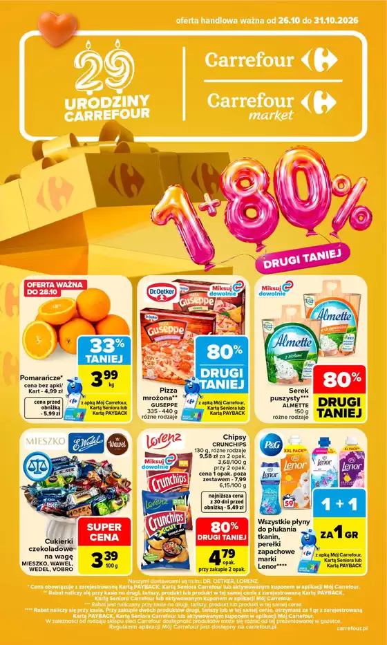 Katalog Carrefour w: Kalisz | Gazetka Carrefour Market w SUMIE najlepszy od poniedziałku | 2026-10-25T00:00:00.000Z - 2026-10-31T00:00:00.000Z