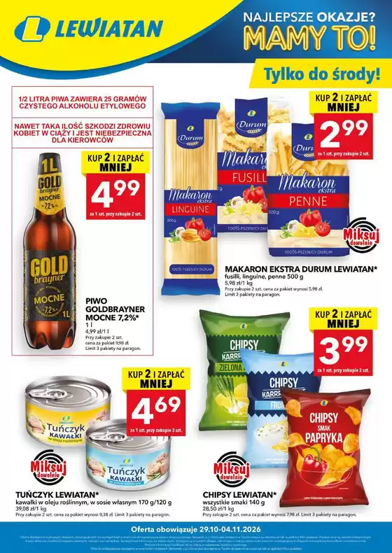 Katalog Lewiatan w: Łódź | Najlepsze oferty dla wszystkich łowców okazji | 2026-10-29T00:00:00.000Z - 2026-11-04T00:00:00.000Z