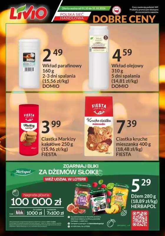 Katalog Livio | Odkryj atrakcyjne oferty | 2026-10-01T00:00:00.000Z - 2026-10-31T00:00:00.000Z