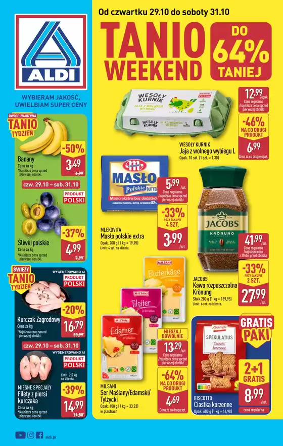 Katalog Aldi w: Mysiadło | Świetne rabaty na wybrane produkty | 2026-10-29T00:00:00.000Z - 2026-10-31T00:00:00.000Z