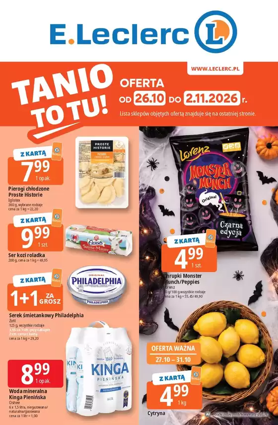 Katalog E.Leclerc | Nowe oferty do odkrycia | 2026-10-26T00:00:00.000Z - 2026-11-02T00:00:00.000Z