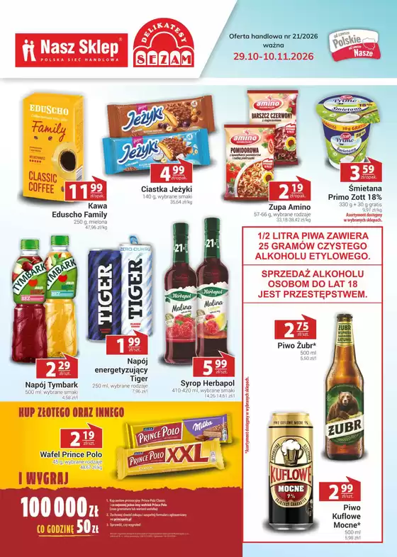 Katalog Nasz Sklep | Aktualne oferty i promocje | 2026-10-29T00:00:00.000Z - 2026-11-10T00:00:00.000Z