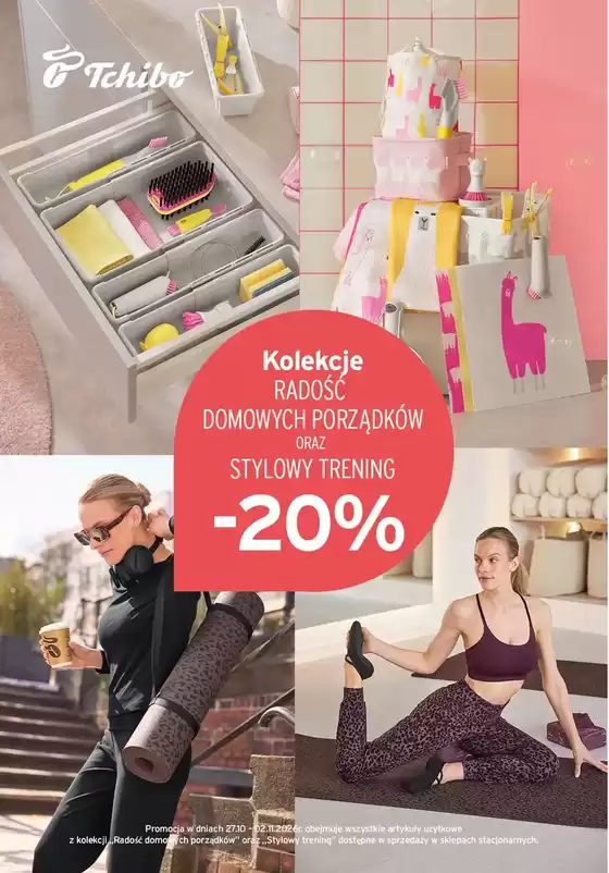 Katalog Tchibo | Rabat 20% na wybrane kolekcje w Tchibo | 2026-10-27T00:00:00.000Z - 2026-11-02T00:00:00.000Z