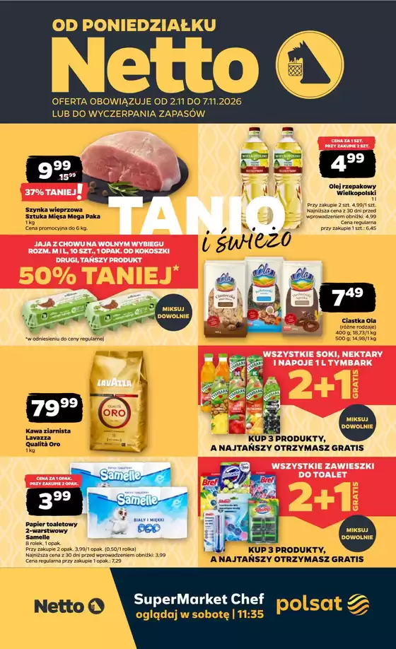 Katalog Netto | Netto Gazetka T45A Food 2026 | 2026-11-02T00:00:00.000Z - 2026-11-07T00:00:00.000Z