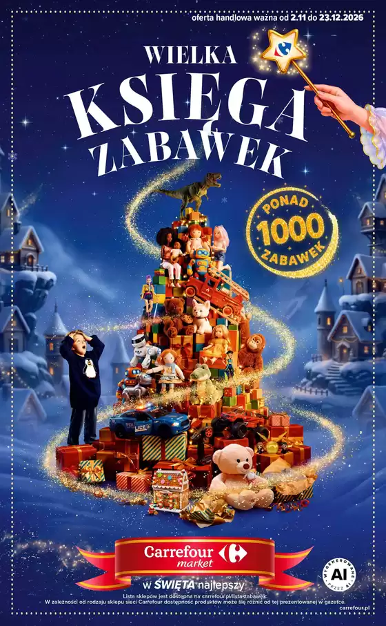 Katalog Carrefour Market | Gazetka Market Zabawki | 2026-11-01T00:00:00.000Z - 2026-12-23T00:00:00.000Z