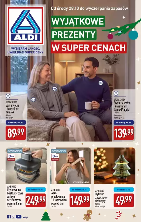 Katalog Aldi w: Miłomłyn | Oszczędzaj teraz dzięki naszym ofertom | 2026-10-28T00:00:00.000Z - 2026-11-11T00:00:00.000Z