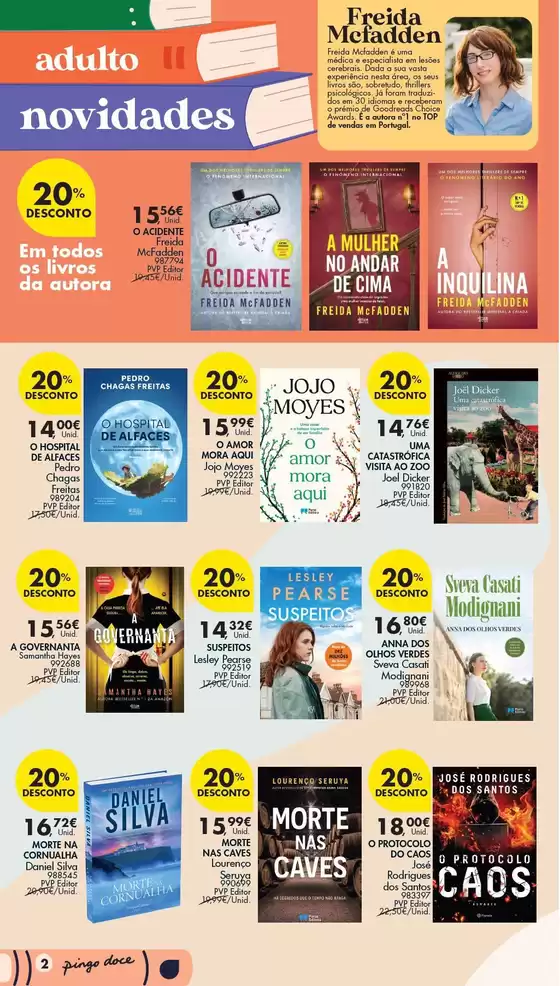 Promoções especiais em vigor