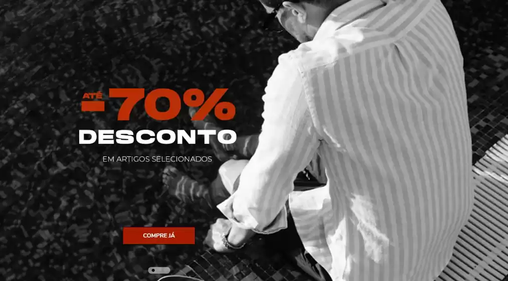 Até -70% 