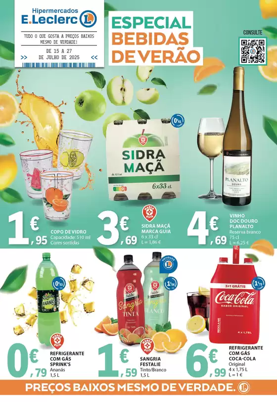 Folheto Especial Bebidas de Verão
