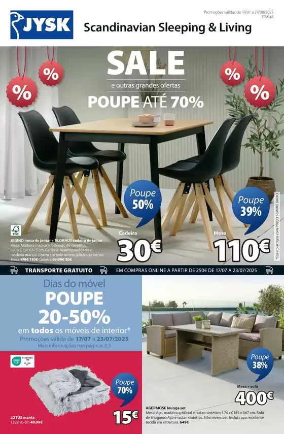 Folheto JYSK