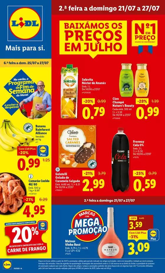 Catálogo Lidl em Gondomar | A partir de 21/07 | 2025-07-21T00:00:00.000Z - 2025-07-27T00:00:00.000Z