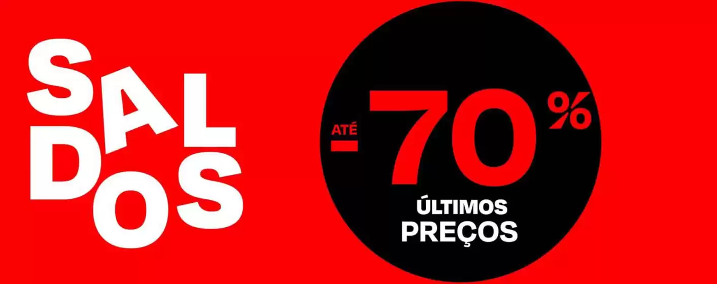 Até -70% 