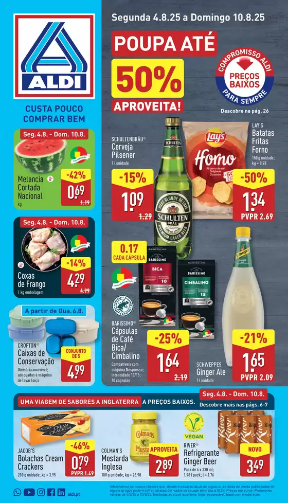 Folheto Aldi.