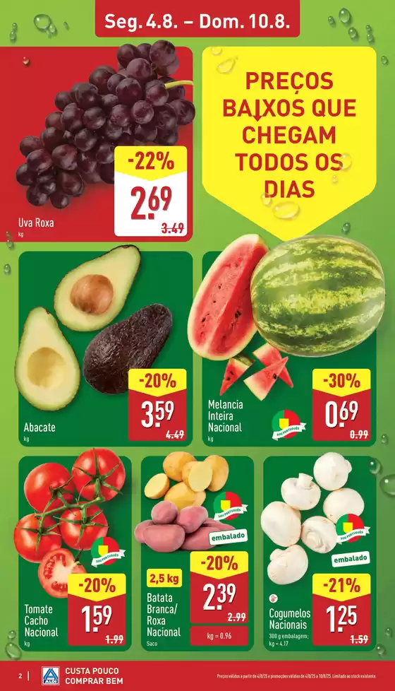 Folheto Aldi.