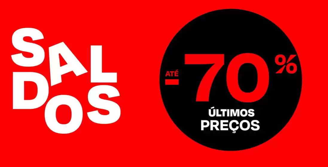 Até -70% 