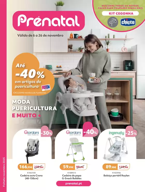 Até -40% em artigos de puericultura