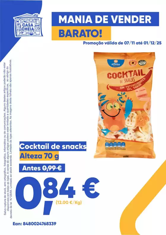 Catálogo Casa Cheia em Aveiro | Ótima oferta para todos os clientes | 2024-11-07T00:00:00.000Z - 2025-12-01T00:00:00.000Z