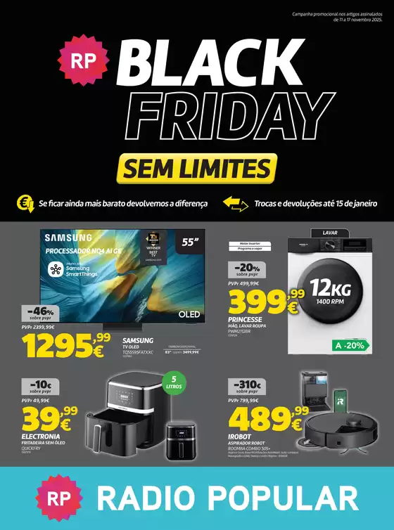 Catálogo Radio Popular em Montijo | Black Friday Sem Limites | 2025-11-11T00:00:00.000Z - 2025-11-17T00:00:00.000Z