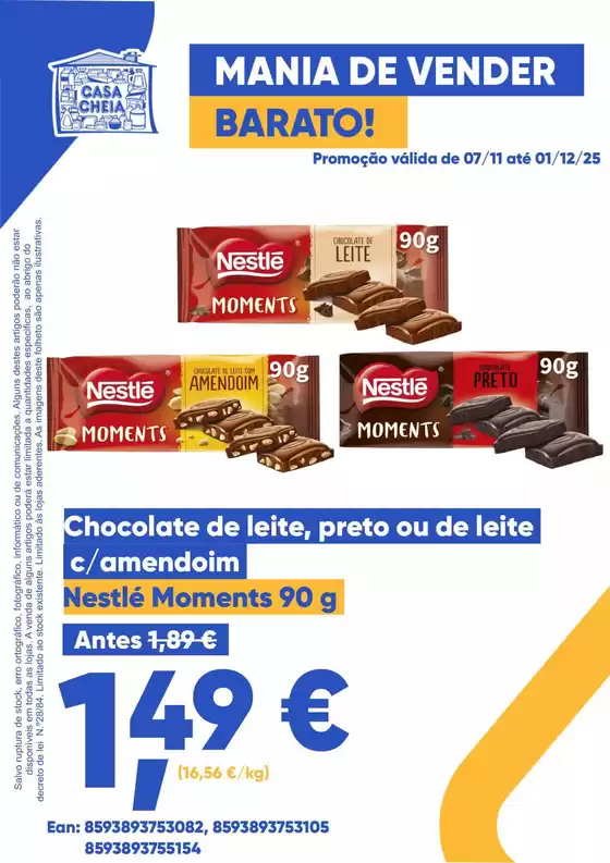 Catálogo Casa Cheia em Oeiras | Nestle Moments 90g | 2025-11-07T00:00:00.000Z - 2025-12-01T00:00:00.000Z