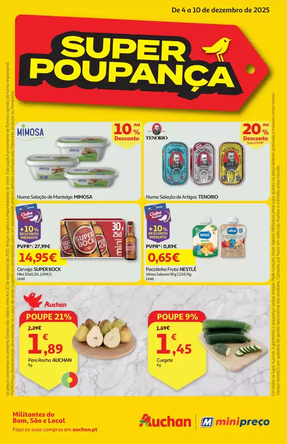 Catálogo My Auchan em Valongo | Super Poupança | 2025-12-04T00:00:00.000Z - 2025-12-10T00:00:00.000Z