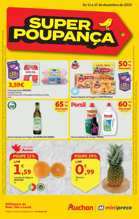 Catálogo My Auchan em Porto | Super Poupança | 2025-12-11T00:00:00.000Z - 2025-12-17T00:00:00.000Z