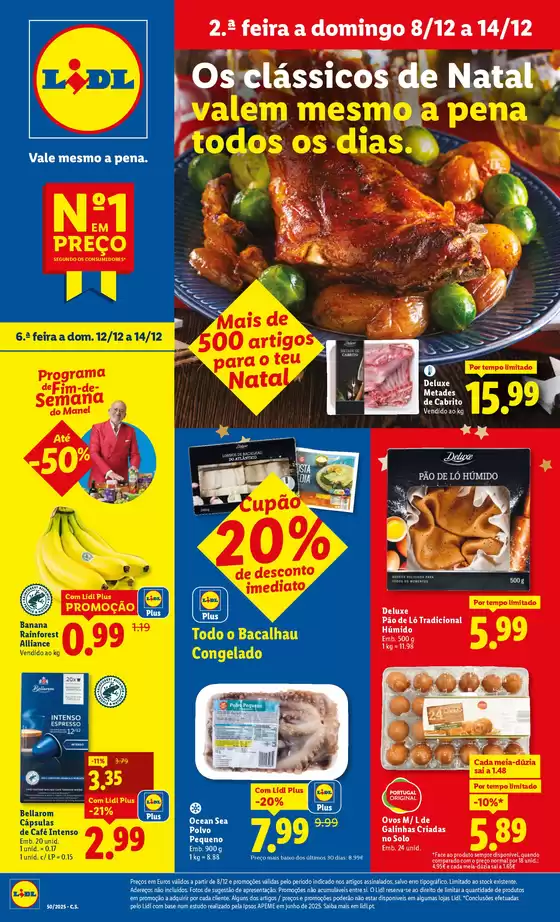 Catálogo Lidl em Soure | A partir de 08/12 | 2025-12-08T00:00:00.000Z - 2025-12-14T00:00:00.000Z