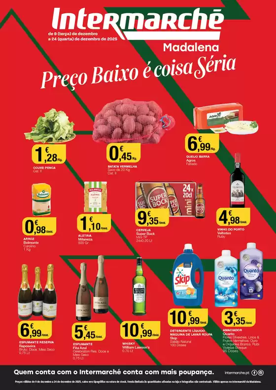 Catálogo Intermarché em Elvas | Preço Baixo é coisa Séria | 2025-12-09T00:00:00.000Z - 2025-12-24T00:00:00.000Z
