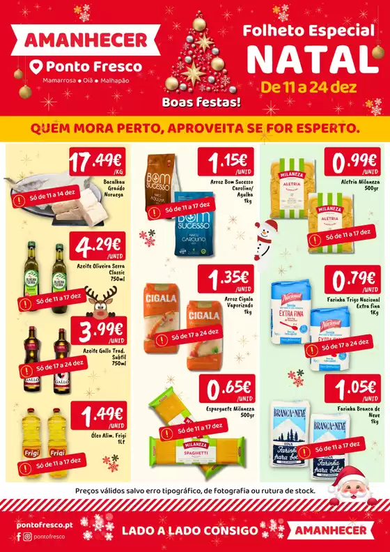Catálogo Ponto Fresco em Elvas | Folheto Preços da Semana | 2025-12-11T00:00:00.000Z - 2025-12-24T00:00:00.000Z